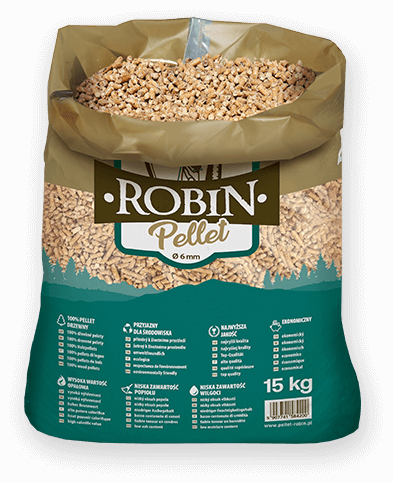 worek pelletu opałowego Robin do kupienia w Czempiniu lub sklepie internetowym